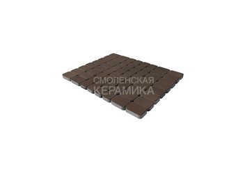 Тротуарная плитка BRAER Классико Дуо, Коричневый, 40 мм