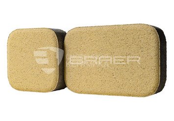 Тротуарная плитка BRAER Классико Дуо, Песочный, 40 мм