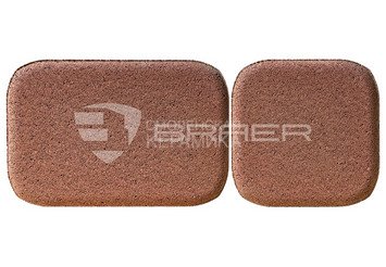 Тротуарная плитка BRAER Классико Дуо, Винный, 40 мм