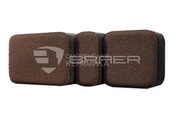 Тротуарная плитка BRAER Классико, Коричневый