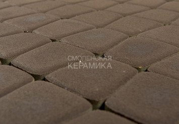 Тротуарная плитка BRAER Классико круговая, Коричневый
