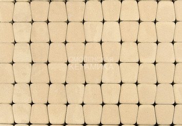 Тротуарная плитка BRAER Классико круговая, Песочный