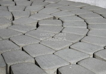 Тротуарная плитка BRAER Классико круговая, Серый