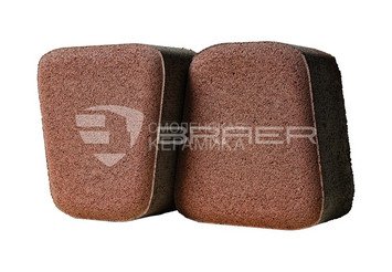 Тротуарная плитка BRAER Классико круговая, Винный