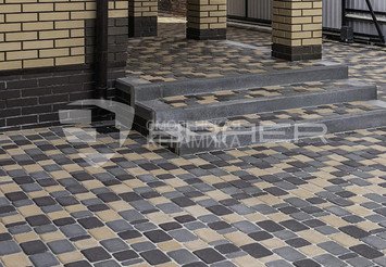 Тротуарная плитка BRAER Классико, Медовый