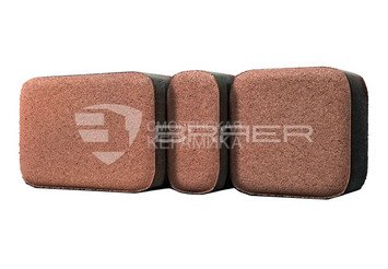 Тротуарная плитка BRAER Классико, Винный