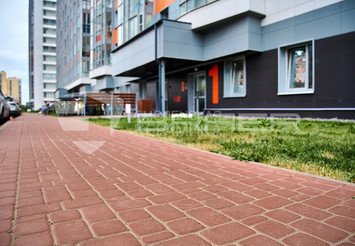 Тротуарная плитка BRAER Классико, Винный