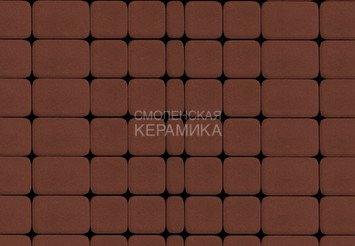 Тротуарная плитка BRAER Классико, Винный