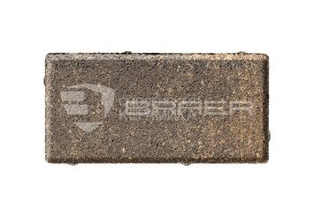 Тротуарная плитка BRAER Прямоугольник Color Mix Каштан, 40 мм