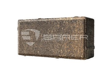 Тротуарная плитка BRAER Прямоугольник Color Mix Каштан, 40 мм