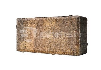 Тротуарная плитка BRAER Прямоугольник Color Mix Мальва, 60 мм