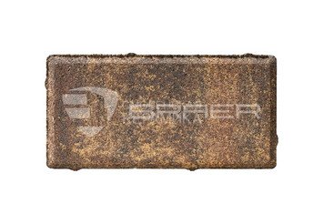 Тротуарная плитка BRAER Прямоугольник Color Mix Мальва, 60 мм