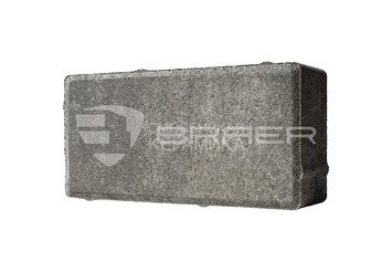 Тротуарная плитка BRAER Прямоугольник Color Mix Туман, 60 мм
