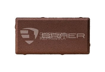 Тротуарная плитка BRAER Прямоугольник Красный, 60 мм