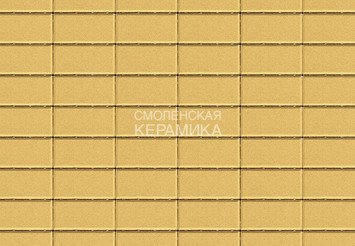 Тротуарная плитка BRAER Прямоугольник Песочный, 60 мм