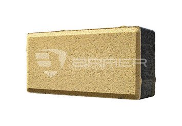 Тротуарная плитка BRAER Прямоугольник Песочный, 60 мм