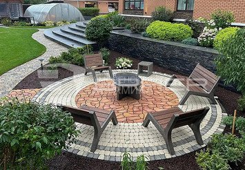 Тротуарная плитка BRAER Сан Тропе, Color Mix Каньон