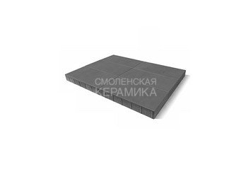 Тротуарная плитка BRAER "Сити" Серый, 80 мм