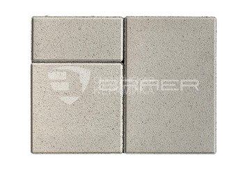 Тротуарная плитка BRAER Старый город "Ландхаус", Белый, 80 мм