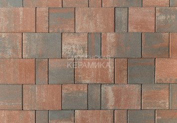 Тротуарная плитка BRAER Старый город "Ландхаус", Color Mix Койот, 60 мм