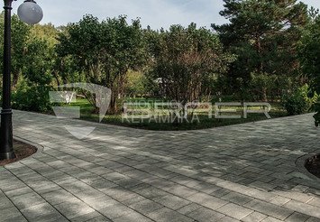 Тротуарная плитка BRAER Старый город "Ландхаус", Color Mix Туман, 60 мм