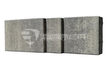 Тротуарная плитка BRAER Старый город "Ландхаус", Color Mix Туман, 80 мм