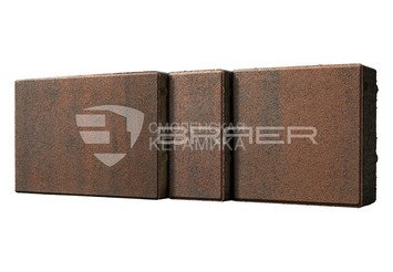 Тротуарная плитка BRAER Старый город "Ландхаус", Color Mix Закат, 60 мм