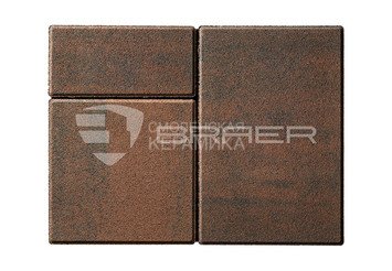 Тротуарная плитка BRAER Старый город "Ландхаус", Color Mix Закат, 60 мм