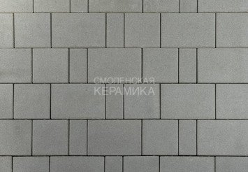 Тротуарная плитка BRAER Старый город "Ландхаус", Серый, 60 мм