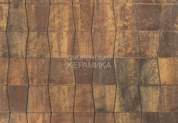 Тротуарная плитка BRAER Старый город "Веймар", Color Mix Мальва