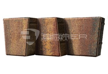 Тротуарная плитка BRAER Старый город "Веймар", Color Mix Мальва