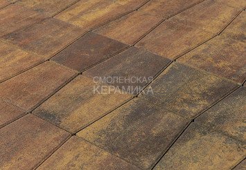 Тротуарная плитка BRAER Старый город "Веймар", Color Mix Мальва
