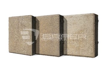 Тротуарная плитка BRAER Старый город "Венусбергер", Color Mix Степь 40 мм