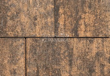 Тротуарная плитка Готика, "Калипсо Natur", 60 мм, тигр