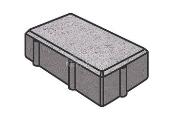 Тротуарная плитка Готика, Брусчатка Premium Gold, 200x100x40 мм, цвет Голд 1