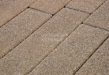 Тротуарная плитка Готика, Брусчатка Premium Gold, 200x100x80 мм, цвет Голд 5