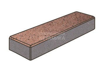 Тротуарная плитка Готика, Брусок Premiun Gold, 180x60x80 мм, цвет Голд 15