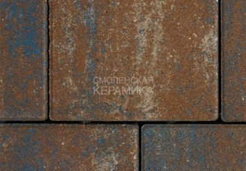 Тротуарная плитка Готика, "Экопарковка Natur", 100 мм, сатурн
