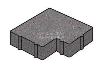 Тротуарная плитка Готика, "Калипсо Profi", 60 мм, светло-серый