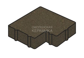 Тротуарная плитка Готика, "Калипсо Profi", 60 мм, темно-серый