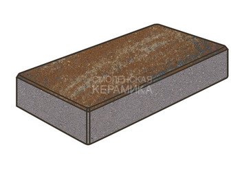 Тротуарная плитка Готика, "Картано Natur", 100 мм, сатурн