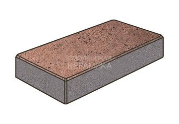 Тротуарная плитка Готика, Картано Premiun Gold, 300x150x100 мм, цвет Голд 15