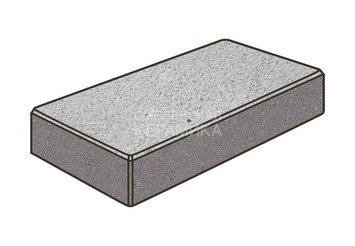 Тротуарная плитка Готика, Картано Premiun Gold, 300x150x100 мм, цвет Голд 22 Кристалл