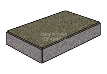Тротуарная плитка Готика, "Картано Profi", 80 мм, серый