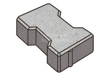 Тротуарная плитка Готика, Катушка Premiun Gold, 200x165x80 мм, цвет Голд 22 Кристалл