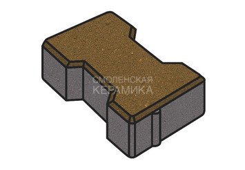 Тротуарная плитка Готика, "Катушка Profi", 60 мм, желтый