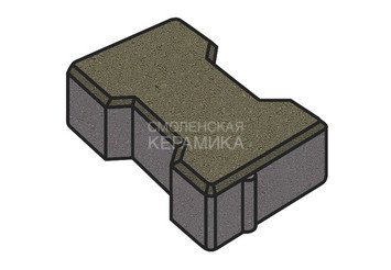 Тротуарная плитка Готика, "Катушка Profi", 60 мм, серый