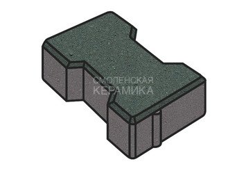 Тротуарная плитка Готика, "Катушка Profi", 60 мм, зеленый