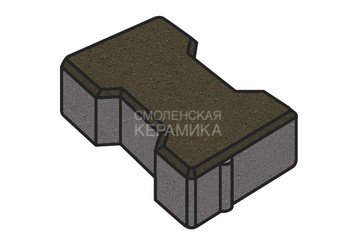 Тротуарная плитка Готика, "Катушка Profi", 80 мм, черный