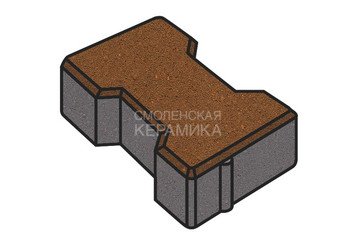 Тротуарная плитка Готика, "Катушка Profi", 80 мм, оранжевый